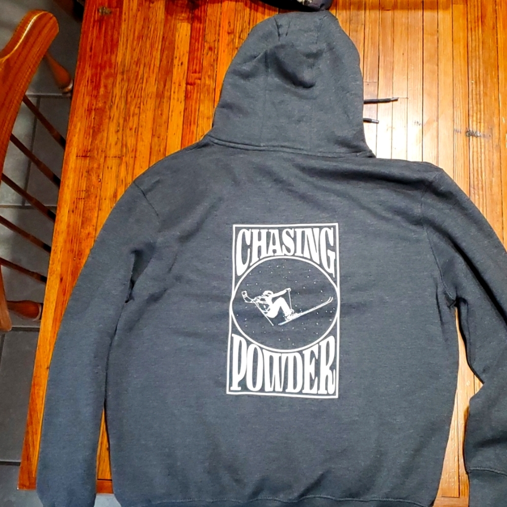 Pow Chaser Hoodie Charcoal Men's Medium- Ski Hut Duluth MN